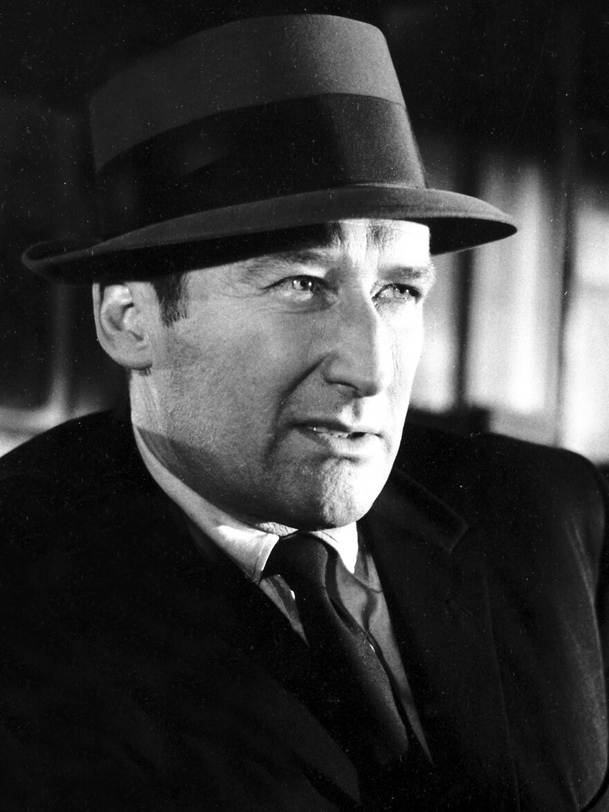 Mickey Spillane, pictured here in 1963, wrote his first Mike Hammer novel in three fevered weeks after returning from World War II.