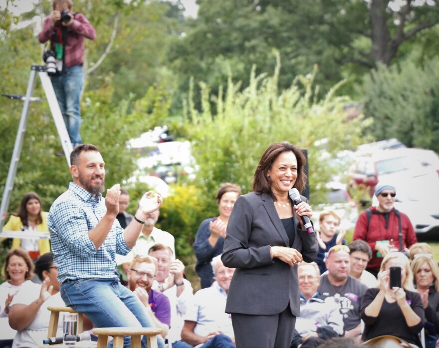 Kamala Harris campaigning in N.H.