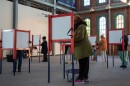 Kentucky voters head to the polls early to cast their ballots in the 2023 elections at the Kentucky Center for African American Heritage.