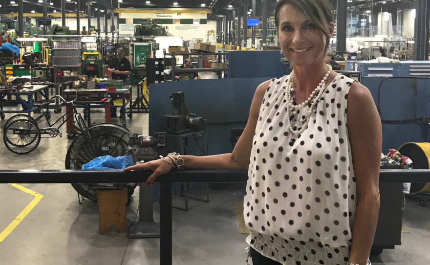 Susan Carlock is the co-owner and vice president of business development for Mursix Corp. She says opioids are hurting productivity at the metal parts maker.