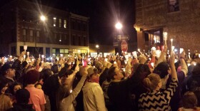 Springfield community comes together for a candlelight march and vigil for Hailey Owens [Photo credit: Briana Simmons]