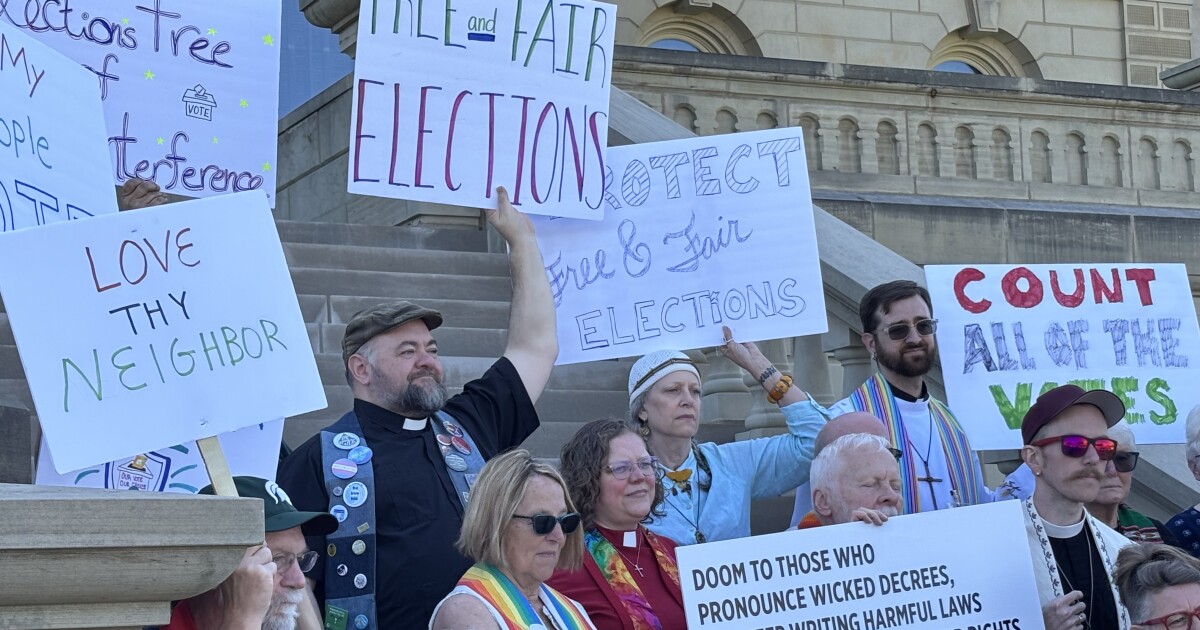 Michigan religious leaders speak against what they say are voter intimidation efforts