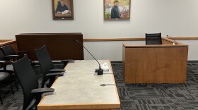 The Hampshire County courtroom in Northampton, Mass., where parents meet with a judge in a less adversarial process, through the Family Resolution Specialty Court.