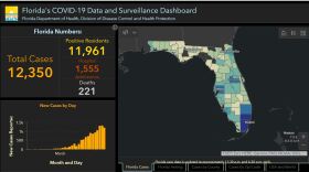 map of coronavirus cases in Florida on April 5, 2020 