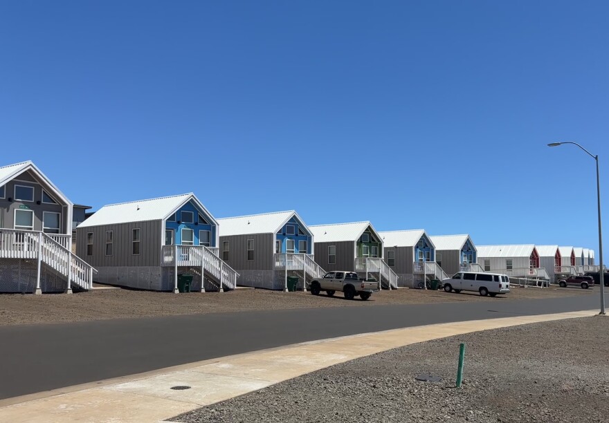 FEMA's Kilohana housing site in Lahaina has 167 modular units that Lahaina fire survivors will have to vacate, along with all other FEMA housing, next month if federal housing assistance programs are not extended.