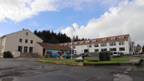 Mt. Edgecumbe High School student housing in Sitka is seen on Oct. 6, 2025.