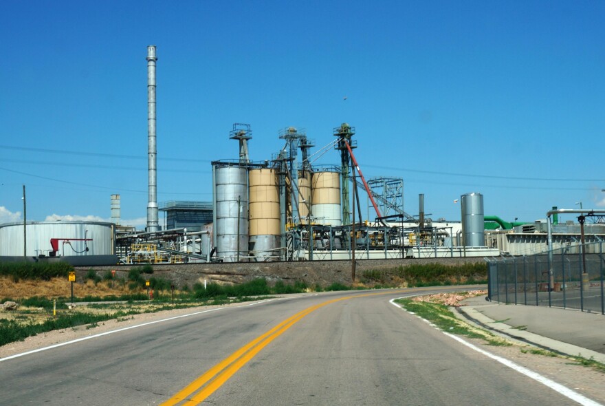 Greeley's unfortunate reputation of smelling like cows comes from its meatpacking industry, and facilities like this one near the city.