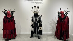 Darth Vader and Imperial Guards inspired by powwow regalia.