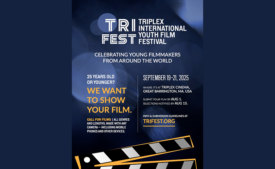 The 2025 Trifest International Youth Film Festival is accepting submissions until Aug. 1, 2025.