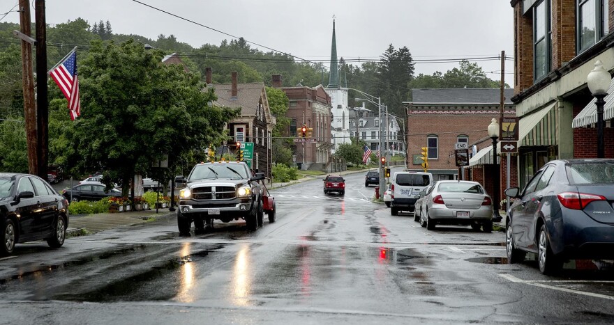 Main Street in Orange. (Robin Lubbock/WBUR)