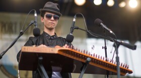 The Ali Amr Experiment performs at the 2013 Newport Jazz Festival.