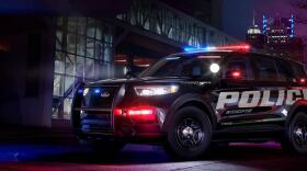 The Ford Police Interceptor Utility Hybrid just purchased by the City of Santa Fe