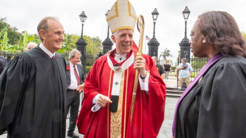 Pictured are the events of the Red Mass that took place on Oct, 5th, 2026