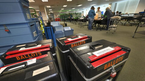 Federal officials intercepted a “suspicious package” addressed to Oregon’s elections office before it arrived in the state, Secretary of State Tobias Read said Friday.