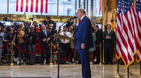 Former President Donald Trump speaks during a news conference at Trump Tower, Friday, May 31, 2024, in New York. A day after a New York jury found Trump guilty of 34 felony charges, the presumptive Republican presidential nominee addressed the conviction and likely attempt to cast his campaign in a new light.