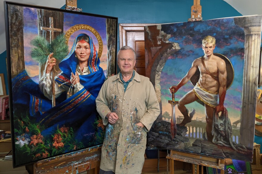 Kevin Gordon painting