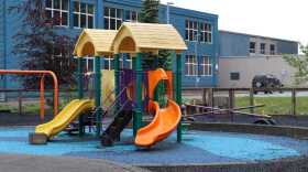 The Harborview Elementary School playground on July 9, 2025.