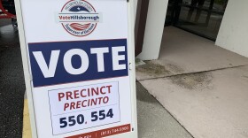 A Vote placard