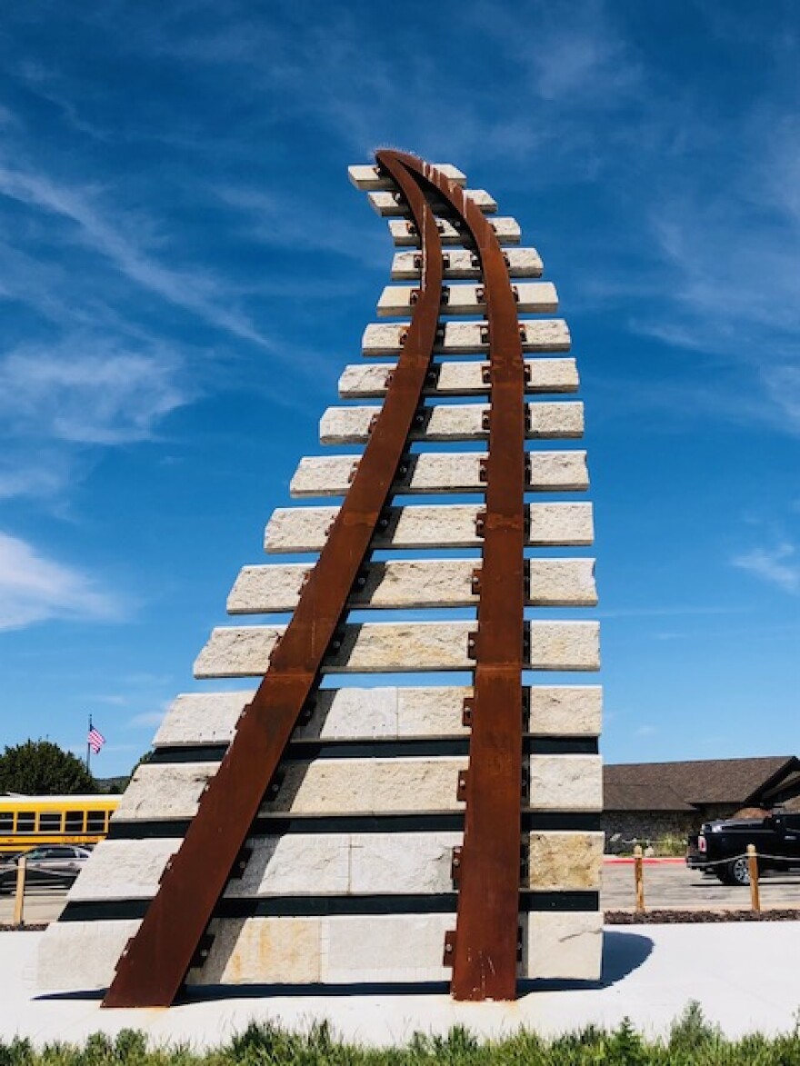 Art piece, Monument to their Memory, Ilan Averbuch, Artist, Golden Spike State Park at Reeder Ranch, Brigham City, UT