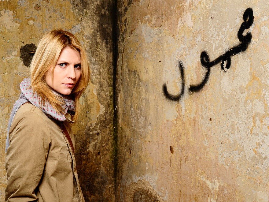 Claire Danes as CIA agent Carrie Mathison on Showtime's Homeland.