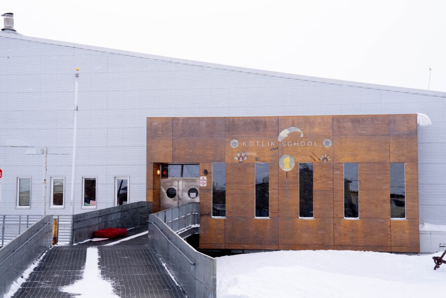The Kotlik School, one of 11 schools in the Lower Yukon School District (LYSD), is seen in 2025.