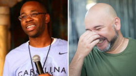 Orlando comics Ken Miller, left, and A. Ali Flores. Courtesy photos.