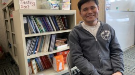 Dale Ebcas teaches Special Education at the Joseph and Olinga Gregory Elementary School in Upper Kalskag.