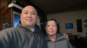 Gideon Baena and his mother. (Courtesy of Gideon Baena)