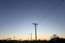 Power lines near Grawn. (Photo: Vivian La/IPR News)
