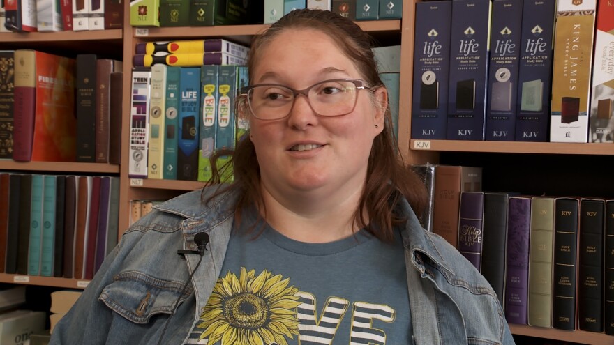 Samantha Killough, owner of A Touch of Heaven in Washington, Indiana.