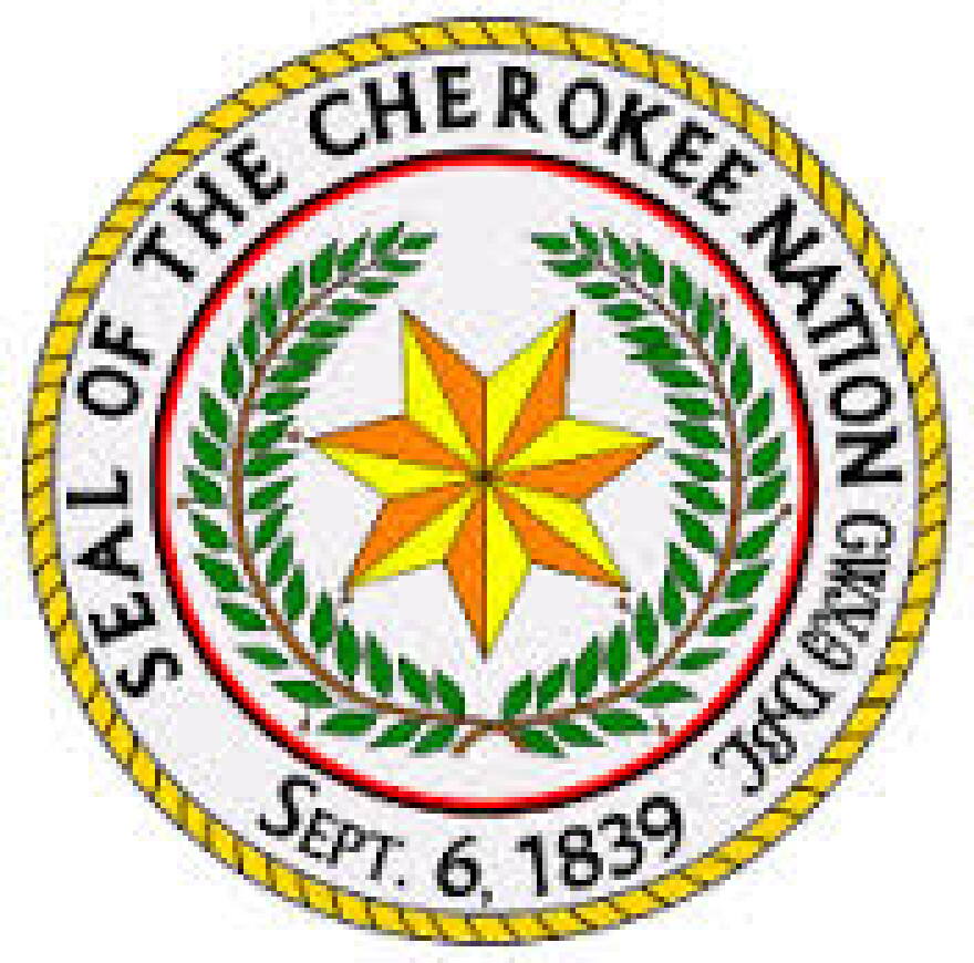The seal of the Cherokee Nation.