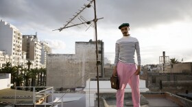 Amine Bendriouich, a fashion designer in Casablanca, Morocco.