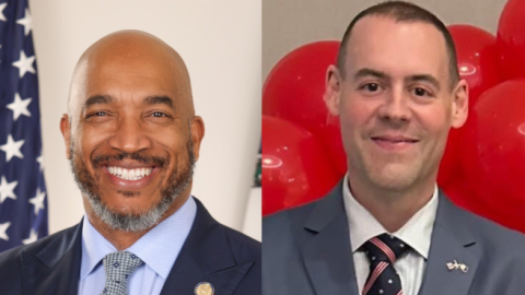 Democratic Delegate Mike Jones (Left) and Republican Defense Contractor John R. Thomas (Right) will face off in a special session for Lt. Governor-elect Ghazala Hashmi's Senate seat in January. 