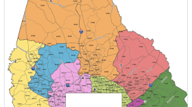A proposed Baltimore County redistricting map