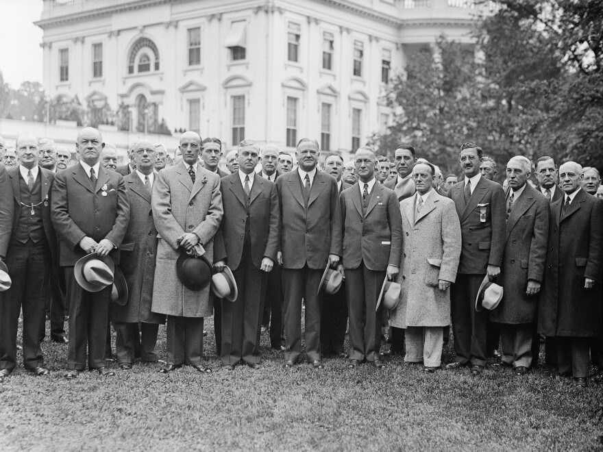 The Freemasons have a long history of secrecy and influence, but today many of their traditions are a simple Google search away. Here, nearly 200 "high" Masons join President Herbert Hoover at the White House in May 1932.