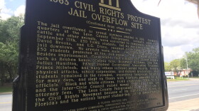 This historical marker commemorates the 1963 student-led demonstrations against racial injustice that resulted in about 350 arrests.