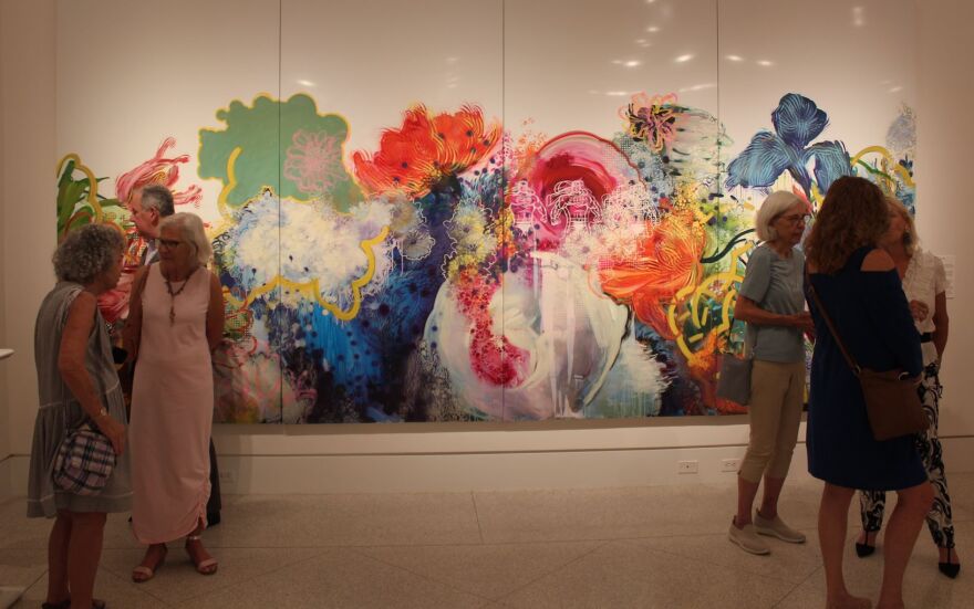 Paintings like Carmelo Blandino's four-panel mural 'We are Ethereal' tell stories that unite us.