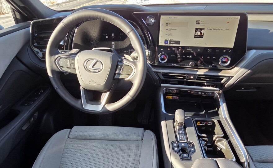 2026 Lexus TX 350 AWD dashboard