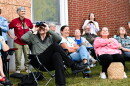 Charlotte locals gather to watch chimney swifts swarm into the abandoned chimney on Tyvola Road.