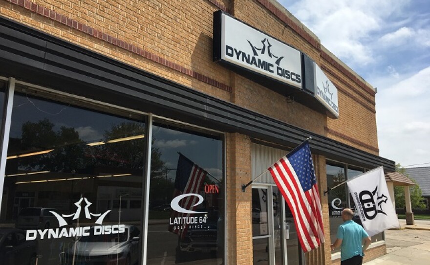 Dynamic Discs in downtown Emporia supplies all the equipment needed to play disc golf.