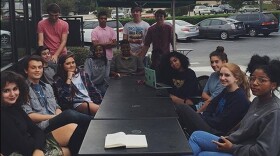 The inaugural members of the Black Student Union at Riverside High School.