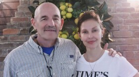 Actress Ashley Judd and her friend, Ted Klontz, outside Nashville, Tenn.