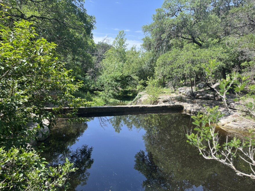 Swimming Hole on Helotes Creek in Grey Forest