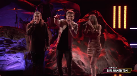 Girl Named Tom performing Fleetwood Mac's “The Chain” on NBC’s The Voice on Dec. 13.