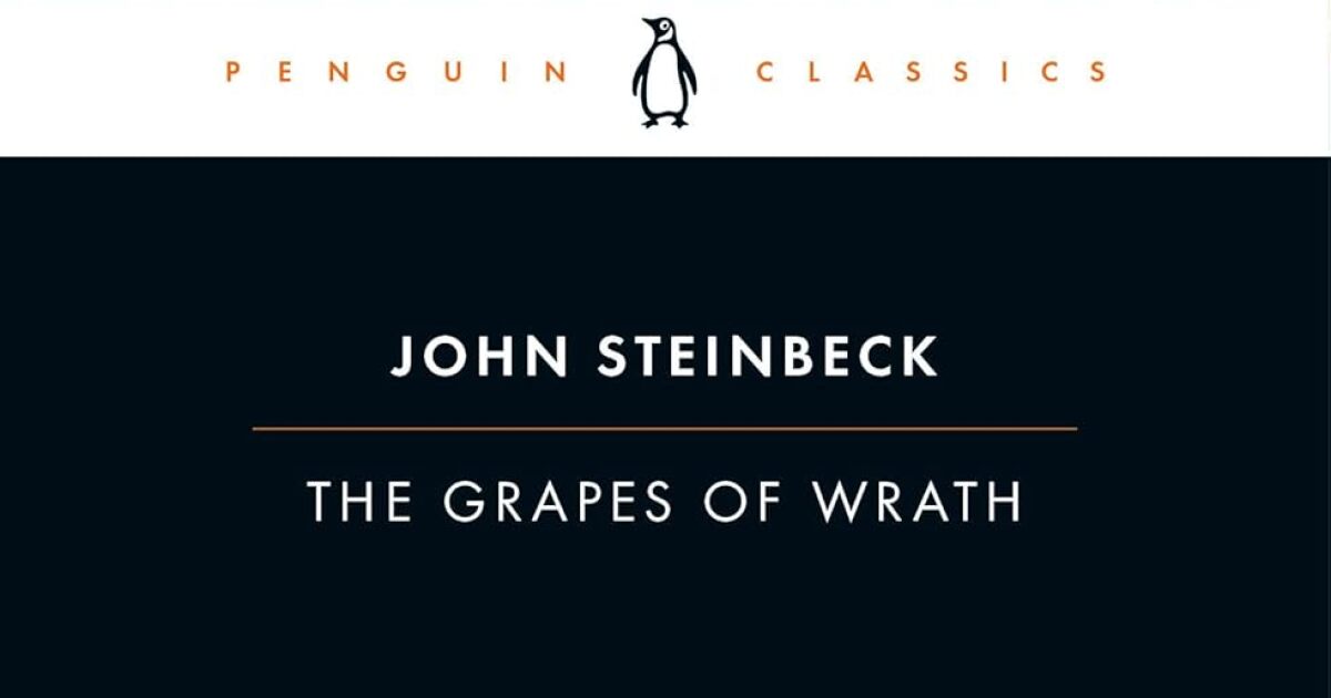 2026 Spring Read: Book One - Grapes of Wrath by John Steinbeck (1939)