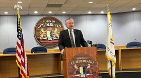 Guilderland Town Supervisor Peter Barber delivered his State of the Town address Wednesday at Town Hall.