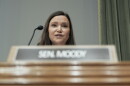 Sen. Ashley Moody, R-Fla., asks a question during a Senate Health, Education, Labor, and Pensions (HELP) Committee hearing, Wednesday, June. 18, 2025, on Capitol Hill in Washington. 