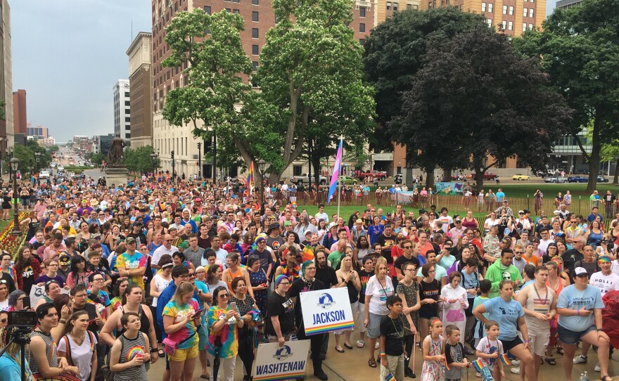 Michigan LGBTQ Pride Parade/Rally Focuses on Families & Diversity