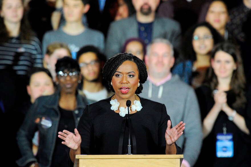 Democrat Ayanna Pressley is the first black woman Massachusetts has ever sent to Congress, and the state's first black member of the House of Representatives.