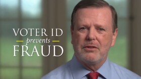 Screen shot: Senator Phil Berger "Protect Voter ID"